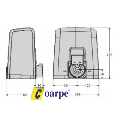 Motor para puertas correderas