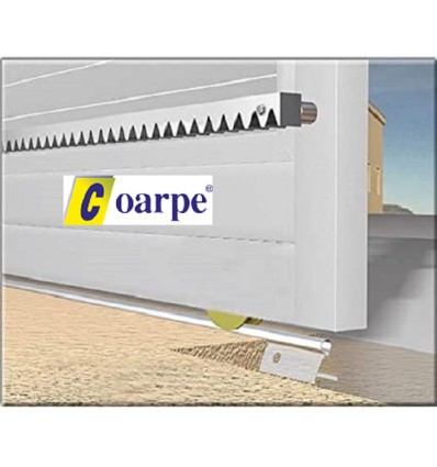 Cremallera Soldada de Acero Zincado 20x20x2000