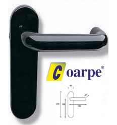 Pareja placa manilla Ei o Rf sin bombín para puerta cortafuegos