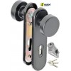 Maneta Ei Placa Pomo con boca-llave