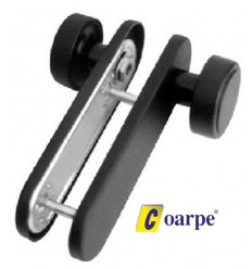 Maneta Ei placa pomo sin boca-llave