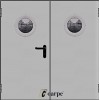Puerta Cortafuegos doble hoja 1800 Ei2 60 C5 RF 60
