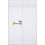 Puerta multiusos 2 hojas 1350x2100 con ventilación
