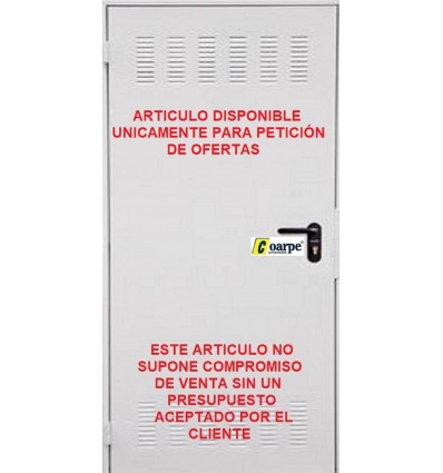 Puerta multiusos auxiliar 700x2100 con ventilación