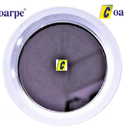 Ojo de Buey cortafuegos Ei60, RF60, acero inox. Luz 220 mm.