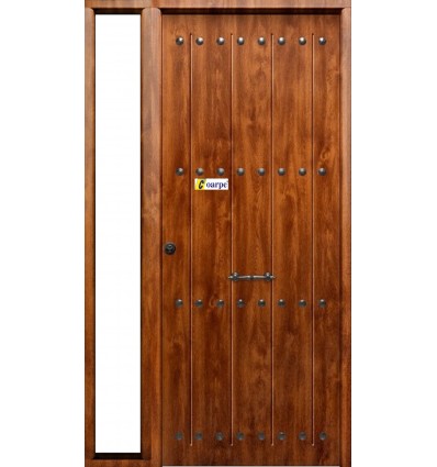 Puerta de seguridad THT 900x2100, modelo Semiprovenzal