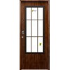 Puerta de Seguridad 1110 Cristal con Palillería en Madera THT