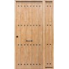 Puerta de Seguridad Modelo 1150 RÚSTICA Roble Con Fijo Lateral THT