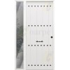 Puerta de Seguridad 1150 RÚSTICA CLAVOS CON FIJO LATERAL  BLANCA THT