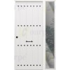Puerta de Seguridad 1150 RÚSTICA CLAVOS CON FIJO LATERAL  BLANCA THT