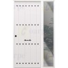 Puerta de Seguridad 1150 RÚSTICA CLAVOS CON FIJO LATERAL  BLANCA THT