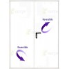Puerta multiusos 2 hojas 1350x2100 con ventilación