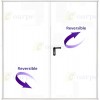 Puerta Multiusos Reversible Doble Hoja Sin Ventilación 2000*2050 PADILLA