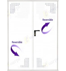 Puerta multiusos 2 hojas 1350x2100 con ventilación