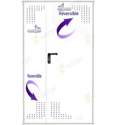 Puerta multiusos 2 hojas 1200x2050
