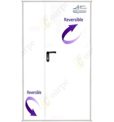 Puerta multiusos 2 hojas 1350x2100 con ventilación