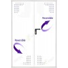 Puerta multiusos 2 hojas 1350x2100 con ventilación