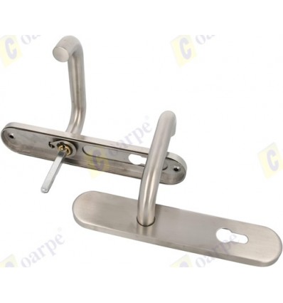 Maneta Ei Placa Pomo con boca-llave+ cilindro