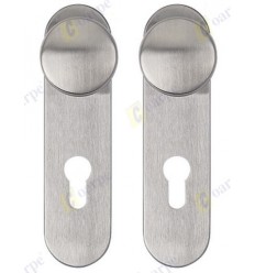 Pareja placa manilla Ei o Rf sin bombín para puerta cortafuegos ROPER