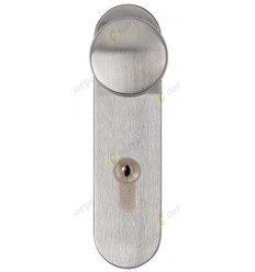 Pareja placa manilla Ei o Rf sin bombín para puerta cortafuegos ROPER