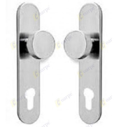 Maneta Ei Placa Pomo con boca-llave+ cilindro