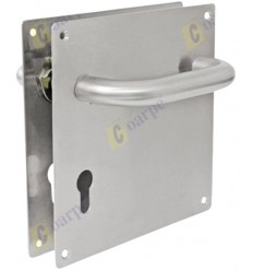 Pareja placa manilla Ei o Rf sin bombín para puerta cortafuegos ROPER