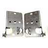 Placa Base Galvanizado para cable de puerta residencial