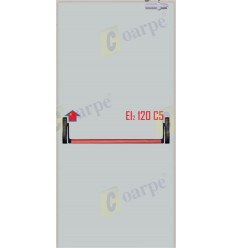 Puerta cortafuegos reversible 990x2060 Ei2 120 C5
