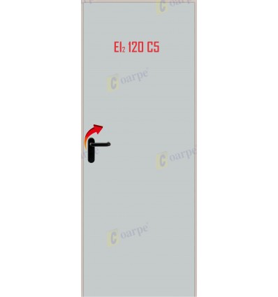 Puerta cortafuegos reversible 800x2060 Ei2 120 C5