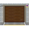 Puerta seccional Canelado Woodgrain