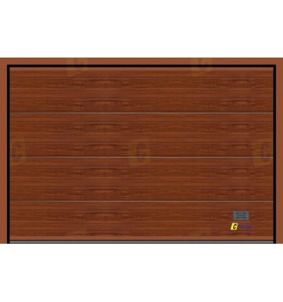 copy of Puerta Seccional - Almofadado Woodgrain Blanco 2.5 x 2 m