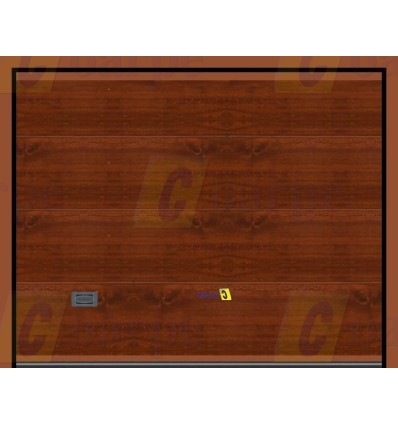 Puerta de Garaje Seccional LISO Madera Claro