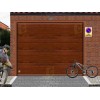 Puerta de Garaje Seccional Uniacanalada LISO Madera Claro