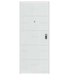 Puerta Acorazada SPARTA 5 LISA BLANCA + PREMARCO