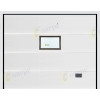 Puerta de Garaje Seccional LISO Blanco con Ventana