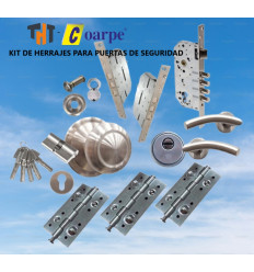 Kit de quincaillerie pour porte blindée THT