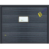 Puerta de Garaje Seccional Acanalado Gris Antracita con Ventana