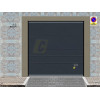 Puerta de Garaje Seccional Uniacanalada LISO Gris Antracita