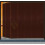 Puerta seccional para garaje canelado Woodgrain