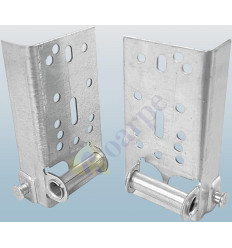 Placa Base Galvanizado para cable de puerta residencial
