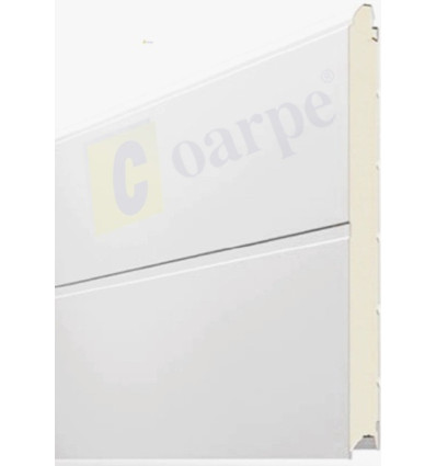 Panel Uniacanalado LISO, RAL (Varios) para puerta de garaje seccional