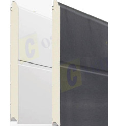 Panel Uniacanalado LISO RAL (Varios) para puerta de garaje seccional