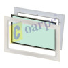Ventana para Puerta Seccional 550*350 de Metacrilato Transparente