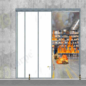 Puerta Cortafuegos Corredera Telescopica EI₂  60