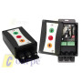 Central receptor multimarca 230V, motores monofásicos, salida fotocélula, cierre automático, pulsadores independientes