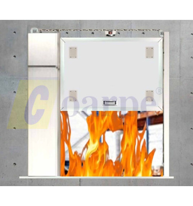 Puerta seccional cortafuegos industrial