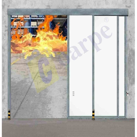 Puerta Cortafuegos Corredera Telescopica EI₂  60