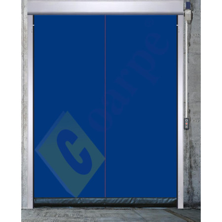 Puerta Rápida Autorreparable de Lona