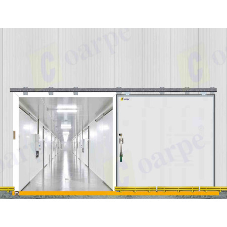 Puerta corredera frigorífica cortafuegos RF60 de congelación