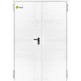 Puerta RF cortafuegos blanca EI₂ 60 doble hoja